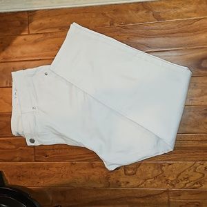 LOFT White Curvy Skinny White Jeans, Women’s Sz 18/34